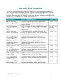 Microsoft Word - m_Stewardship Sources Compiled.doc