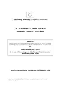 Guidelines Prince 2009 CfP.doc