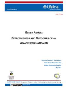 Awareness Campaign Report - May 2011