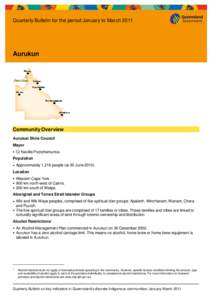 Quarterly Bulletin for the period January to March 2011