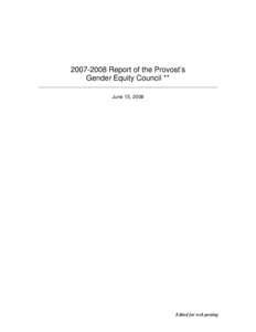 Gender studies / Social status / Gender equality / Behavior / Social inequality / Gender / Biology / Intersex / Massachusetts Institute of Technology