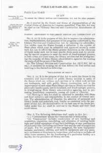 Law / United States / Government / Article One of the Constitution of Georgia / Water Resources Development Act / Government procurement in the United States / United States administrative law / Library Services and Construction Act