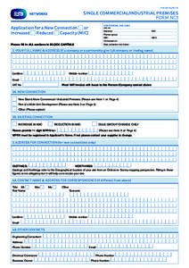 esbnetworks.ie  SINGLE COMMERCIAL/INDUSTRIAL PREMISES FORM NC3 FOR OFFICIAL USE ONLY Job no: ____________________________________________________________