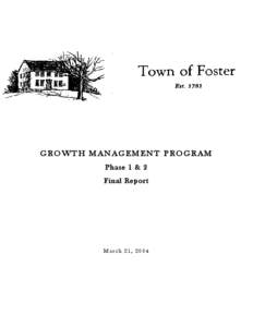 GROWTH MANAGEMENT PROGRAM Phase 1 & 2 Final Report March 21, 2004