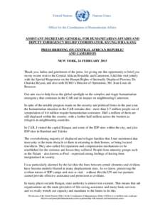 Member states of the African Union / Member states of the United Nations / Republics / International relations / Political geography / Internally displaced person / ECHO / Humanitarian aid / Office for the Coordination of Humanitarian Affairs / United Nations / Forced migration / Member states of La Francophonie