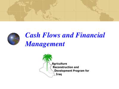 Cash Flows and Financial Management PREPARING A STATEMENT OF CASH FLOWS Summarizes all cash inflows and outflows