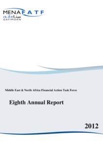 Middle East & North Africa Financial Action Task Force  Eighth Annual Report 2012