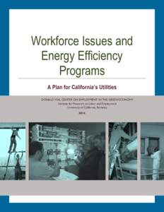 Workforce Issues and Energy Efficiency Programs