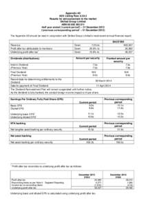 Appendix 4D ASX Listing Rule 4.2A.3 Results for announcement to the market Skilled Group Limited ABN[removed]Half year ended (‘current period’) – 31 December 2013