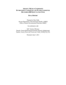 Chemistry / Ambos Nogales / Nogales /  Arizona / Nogales /  Sonora / Nogales International / Sonora / Nogales / Cadmium / International Boundary and Water Commission / Twin cities / Geography of Arizona / Geography of the United States