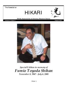 The Newsletter  HIKARI