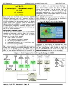 TechTalk80 - Comparison of DATV Repeaters Designs - Part 2