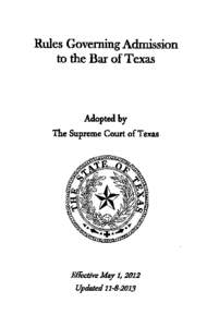 THE SUPREME COURT OF TEXAS Chief Justice Nathan L. Hecht Justices Paul W. Green Phil Johnson