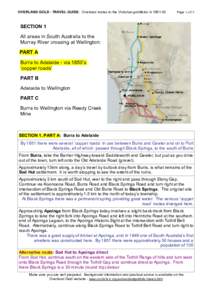 Geology of South Australia / Australian highways / Mediterranean forests /  woodlands /  and scrub / Mount Lofty Ranges / Monarto /  South Australia / Strathalbyn /  South Australia / Murray River / Bremer River / Princes Highway / States and territories of Australia / South Australia / Rivers of South Australia