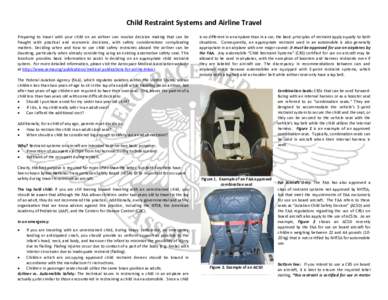 Child Restraint Systems and Airline Travel
