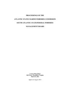 Atlantic croaker / Atlantic States Marine Fisheries Commission / Mackerel / Atlantic Spanish mackerel / Option / Fish / Sciaenidae / Cynoscion nebulosus