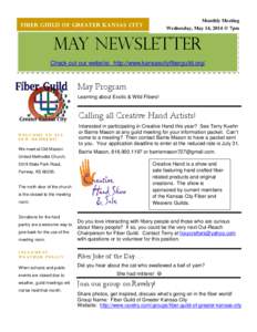 Microsoft Word - Fiber Guild Newsletter 2014 May.docx