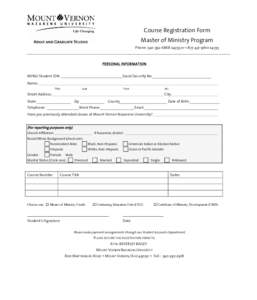 Microsoft Word - MMin Registration Form.doc