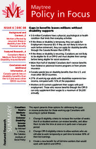 Maytree  Policy in Focus issue 6 | DEC 08 Background and Context...2