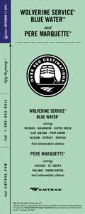 SEPTEMBER 17, 2012  WOLVERINE SERVICE BLUE WATER  Effective