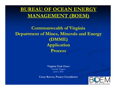 Cape Wind / Environmental impact assessment / Prediction / Sustainability / Impact assessment / Environment / Bureau of Ocean Energy Management