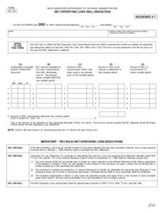 NOTE: FILE THIS FORM ONLY FOR AMENDED RETURNS. DO NOT USE FOR CURRENT TAX PERIOD FORM DP-132 NEW HAMPSHIRE DEPARTMENT OF REVENUE ADMINISTRATION