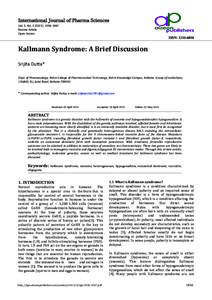 Genes / Kallmann syndrome / Syndromes / Glycoproteins / Recombinant proteins / Sex hormones / Hypogonadism / KAL1 gene / Anosmin-1 / Biology / Health / Endocrine system