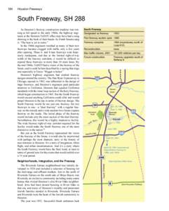 Houston Freeways  South Freeway, SH 288 The Riverside Terrace neighborhood was initially developed in 1924 and included a selection of housing for the mid-range and affluent markets. Just to the south of