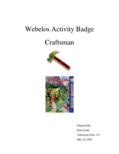 Microsoft Word - Craftsman Activity Badge Outline _2_.doc