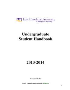 Undergraduate Student Handbook[removed]November 14, 2013