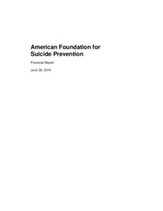 AMERICAN SUICIDE FOUNDATION