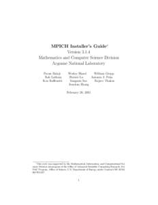 Compiling tools / Build automation / Configure script / MPICH / Fortran / CFLAGS / Make / GNU build system / GNU Compiler Collection / Software / Computing / Computer programming