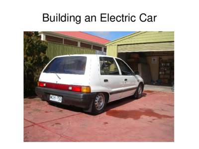 Building an Electric Car     