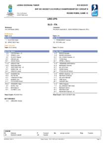 LEDNA DVORANA TABOR  ICE HOCKEY IIHF ICE HOCKEY U18 WORLD CHAMPIONSHIP DIV I GROUP B ROUND ROBIN, GAME 12