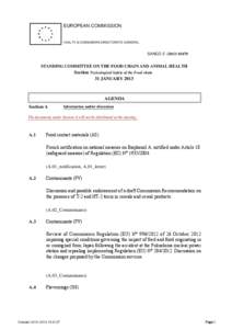 EUROPEAN COMMISSION  HEALTH & CONSUMERS DIRECTORATE-GENERAL SANCO E[removed]