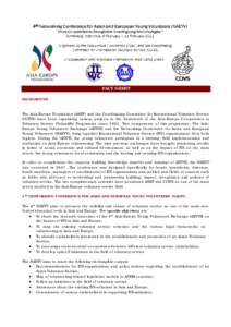 FACT SHEET BACKGROUND The Asia-Europe Foundation (ASEF) and the Coordinating Committee for International Voluntary Service (CCIVS) have been organising various projects in the framework of the Asia-Europe Co-operation in
