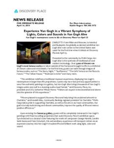 NEWS RELEASE FOR IMMEDIATE RELEASE April 14, 2014 For More Information: Kaitlin Rogers[removed]