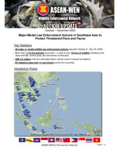 Microsoft Word - ASEAN-WENUpdate_MajorWildlifeLawEnforcementActionsOct-Dec2009.doc