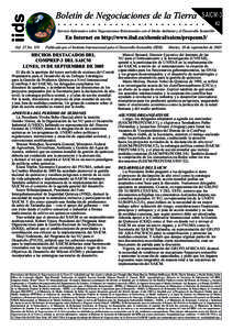 iids Vol. 15 No. 119 Boletín de Negociaciones de la Tierra SAICM-3  ..........................