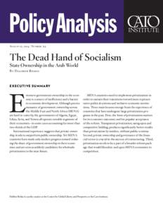 The Dead Hand of Socialism: State Ownership in the Arab World