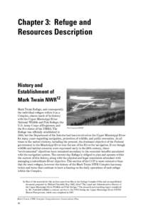 Chapter 3: Refuge and Resources Description History and Establishment of Mark Twain NWR12