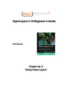 community experience distilled  P U B L I S H I N G OpenLayers 2.10 Beginner’s Guide