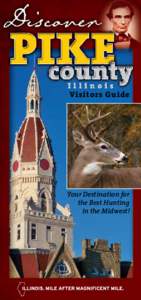 Visitors Guide  Your Destination for the Best Hunting in the Midwest!