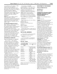 Federal Register / Vol. 64, NoThursday, April 1, Rules and Regulations rule published on November 4, 1998, which revised the regulations implementing the affirmative action provisions of the Vietnam Era Vet