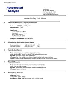 Organochlorides / Refrigerants / Occupational safety and health / Chloromethane / Dichloromethane / Material safety data sheet / Chemistry / Halogenated solvents / Halomethanes