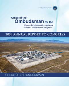 U.S. Department of Labor  Office of the Ombudsman for the Energy Employees Occupational