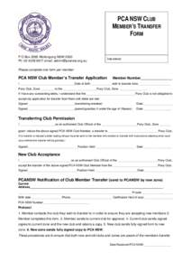 Microsoft Word - NSW Transfer Form