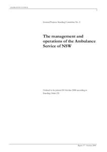 Christine Robertson / Emergency medical services / Paramedic / Marie Ficarra / Ambulance / Health / Emergency medical services in Australia / St John Ambulance Australia / Members of the New South Wales Legislative Council / Medicine / Ambulance Service of New South Wales