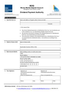 Dividend / Share / Equity securities / Stock market / Bank of Queensland