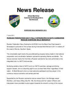 News Release Allied Maritime Command Headquarters